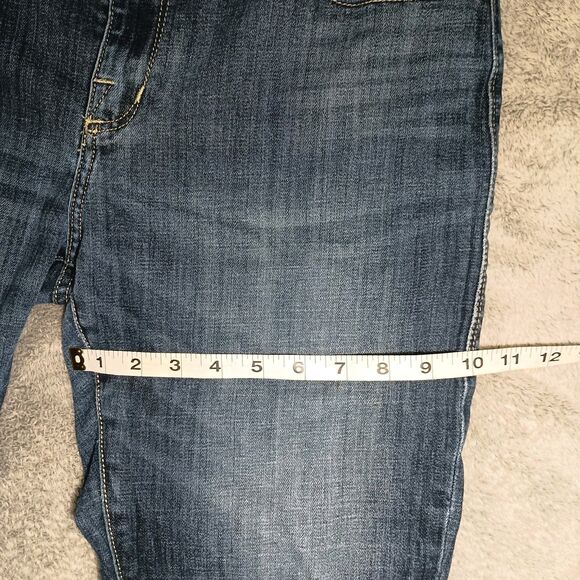 Rock & Republic Women's Dark Blue Denim Bootcut Straight Leg Jeans Sz 14 $225 - Picture 6 of 16